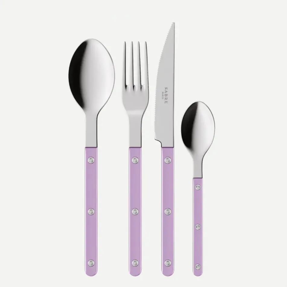 Bistrot Pearly Lilac 24 Pieces Cutlery Set 9"1/4