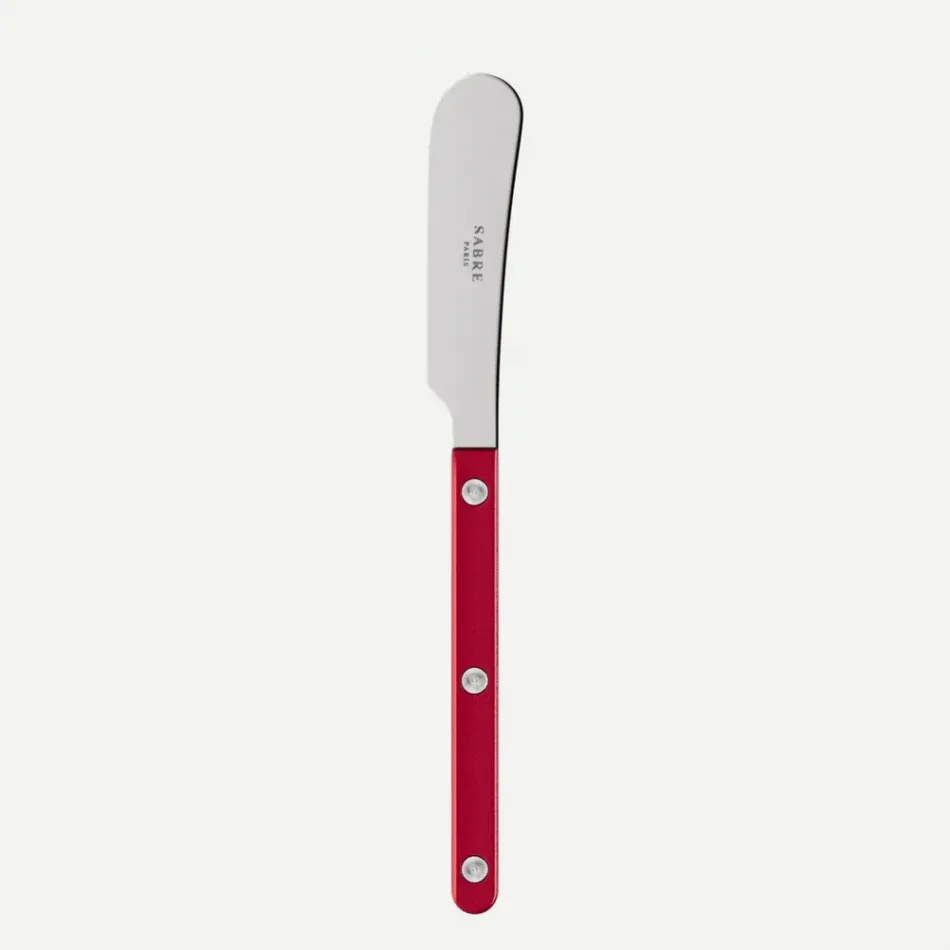 Bistrot Pearly Red Butter Spreader 5"1/2