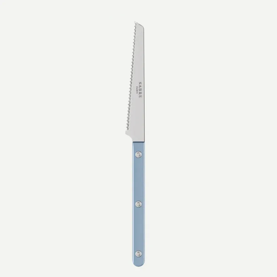 Bistrot Pearly Light Blue Tomato Knife 8"1/2