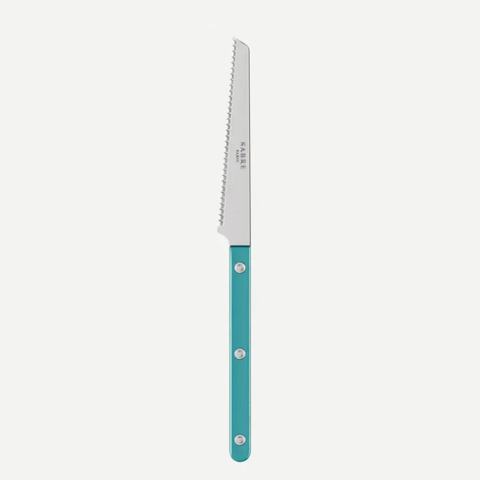 Bistrot Pearly Turquoise Tomato Knife 8"1/2