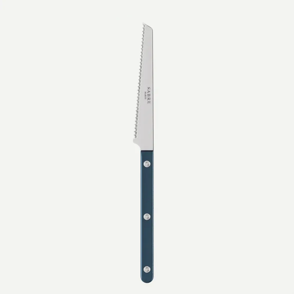 Bistrot Pearly Steel Blue Tomato Knife 8"1/2