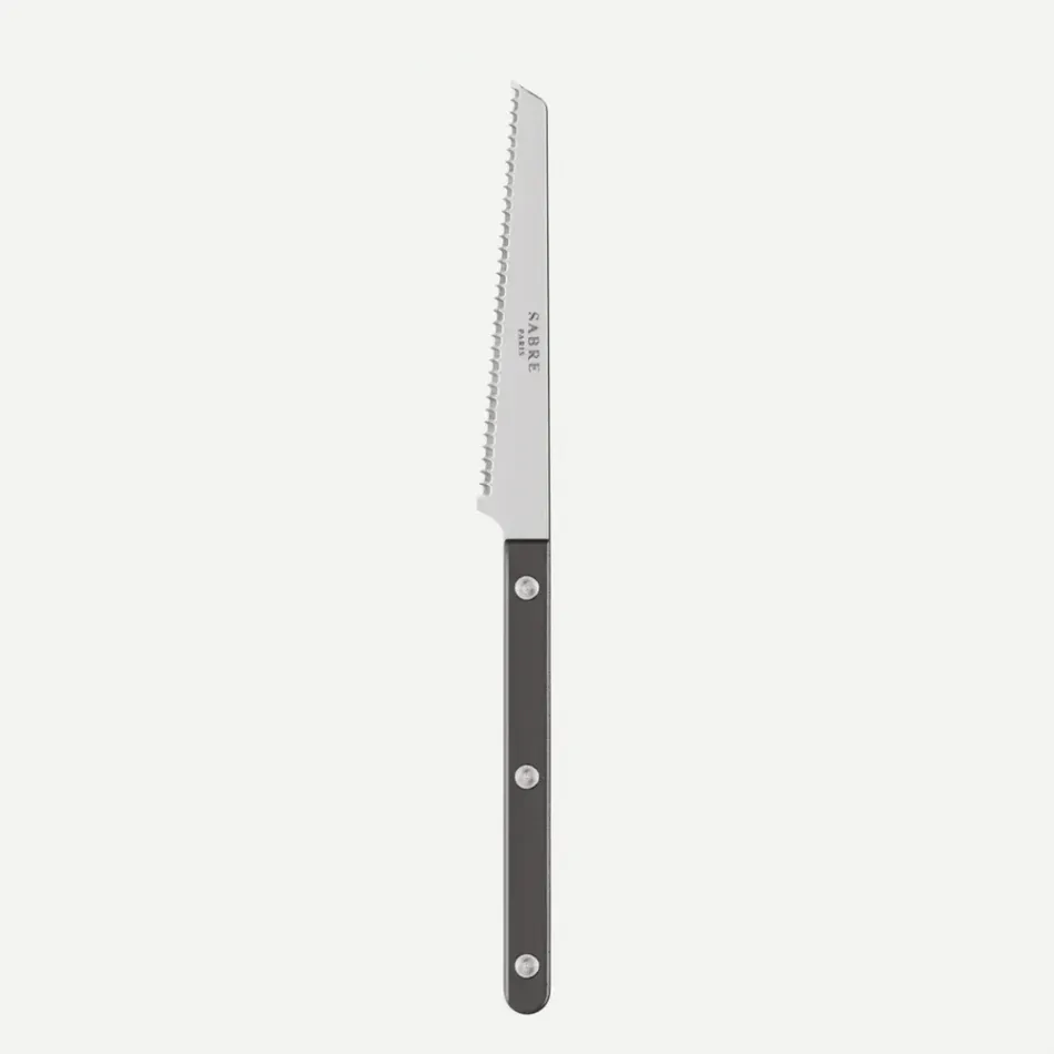 Bistrot Pearly Dark Grey Tomato Knife 8"1/2