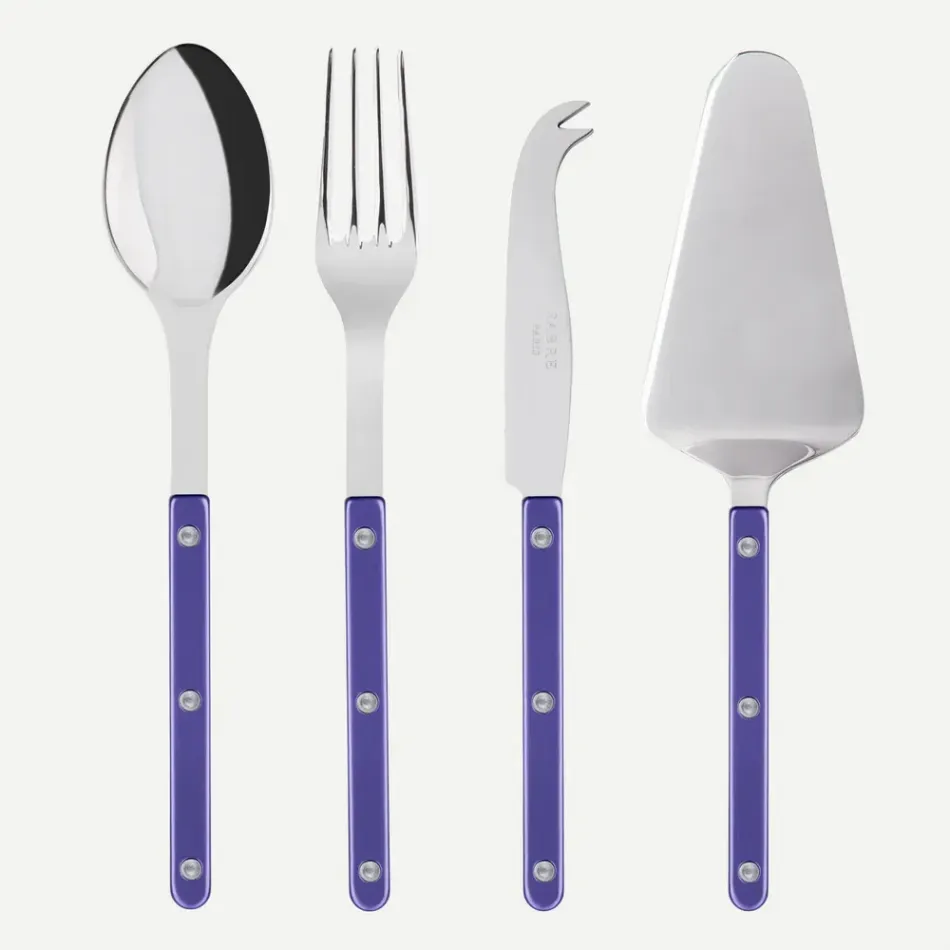 Bistrot Pearly Purple Set Of 4 Bistrot Must-Have Serving Pieces