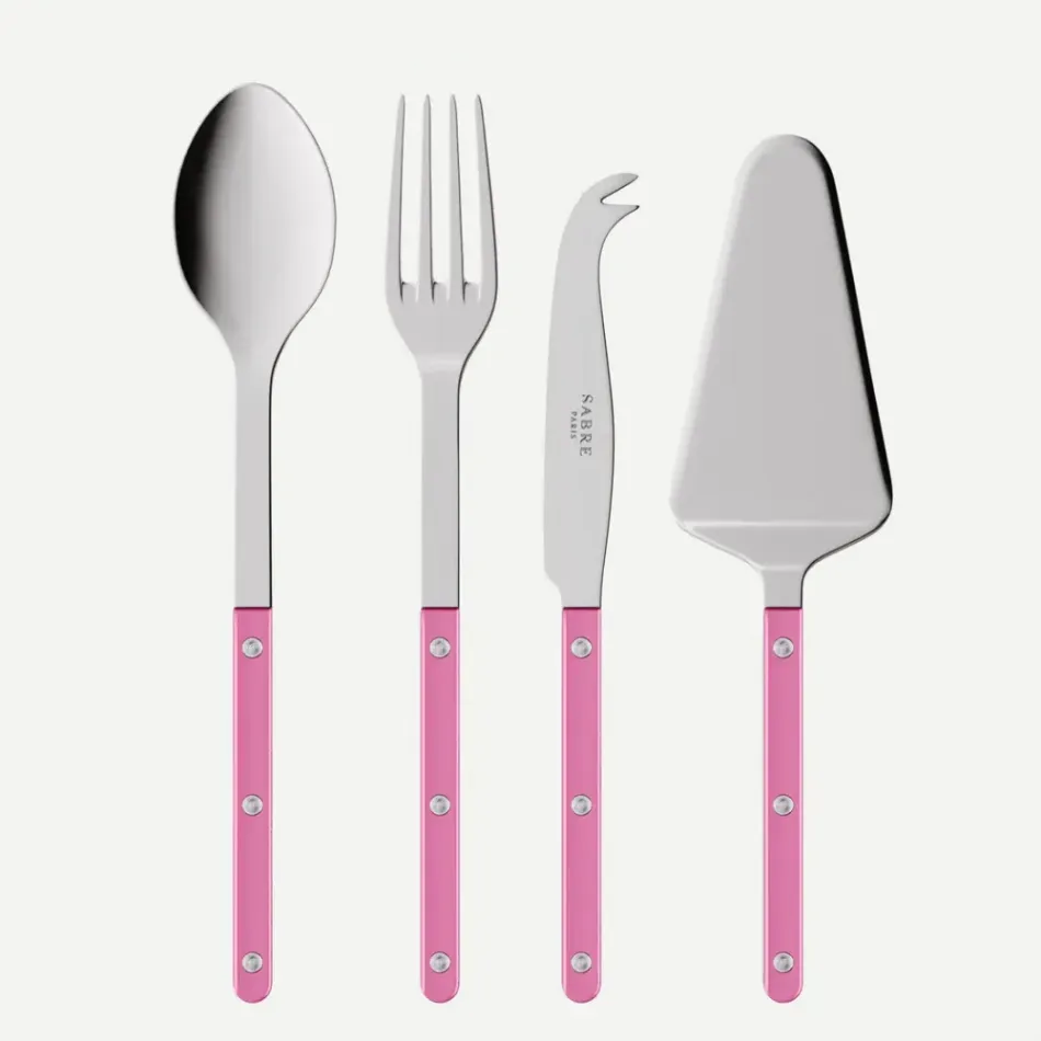 Bistrot Pearly Pink Set Of 4 Bistrot Must-Have Serving Pieces
