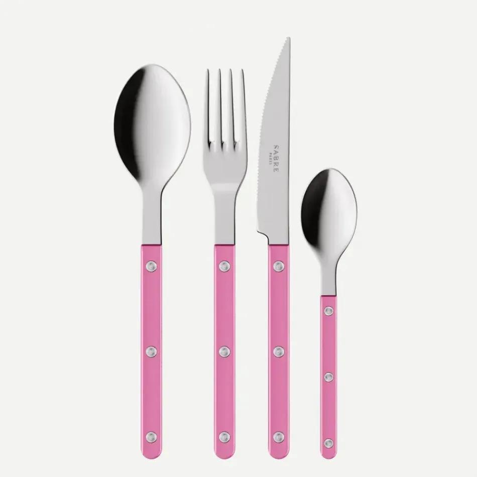 Bistrot Pearly Pink 48 Pieces Cutlery Set 9"1/4