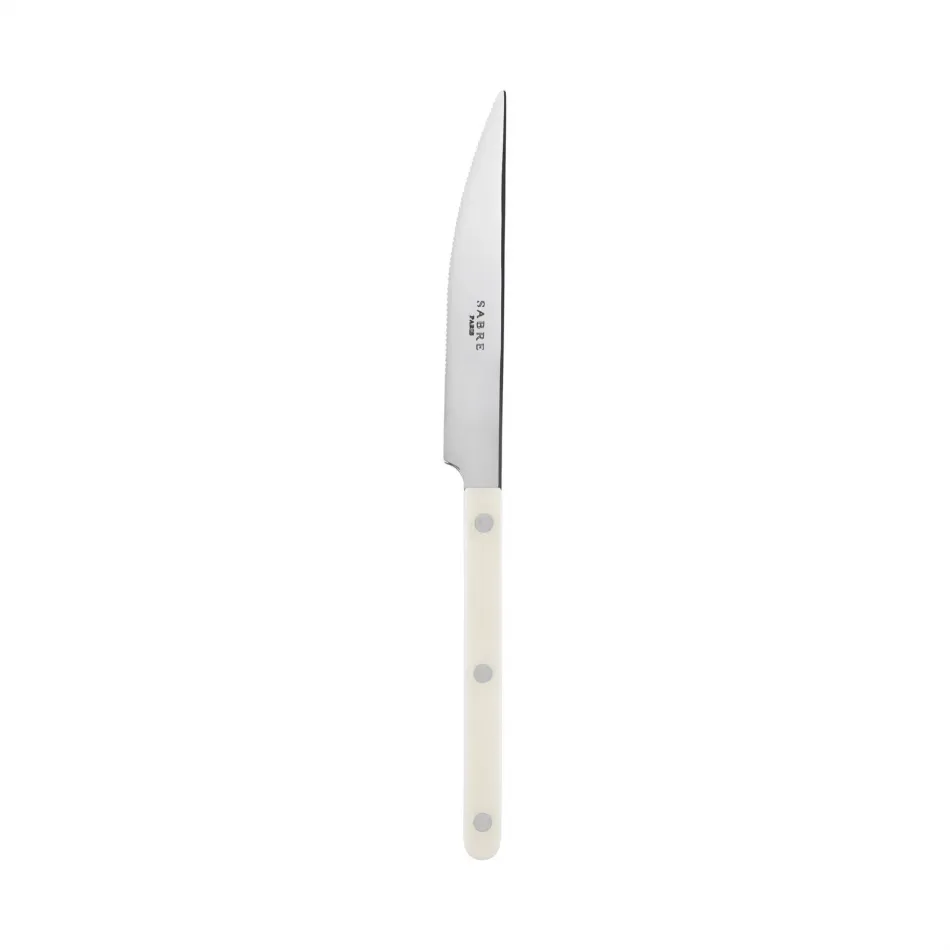 Bistrot Shiny Ivory Dinner Knife 9.25"