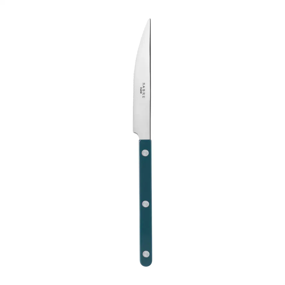 Bistrot Shiny Solid AquamarineBistrot Shiny Aquamarine Dinner Knife 9.25"