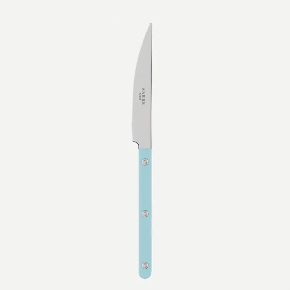 Bistrot Solid Pastel Blue Dinner Knife 9"1/4