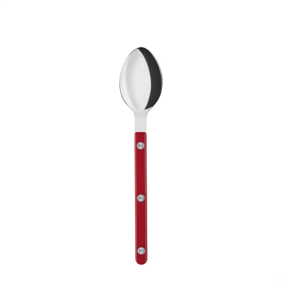 Bistrot Shiny Red Dessert Spoon 7.5"