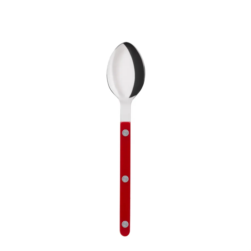 Bistrot Shiny Burgundy Dessert Spoon 7.5"