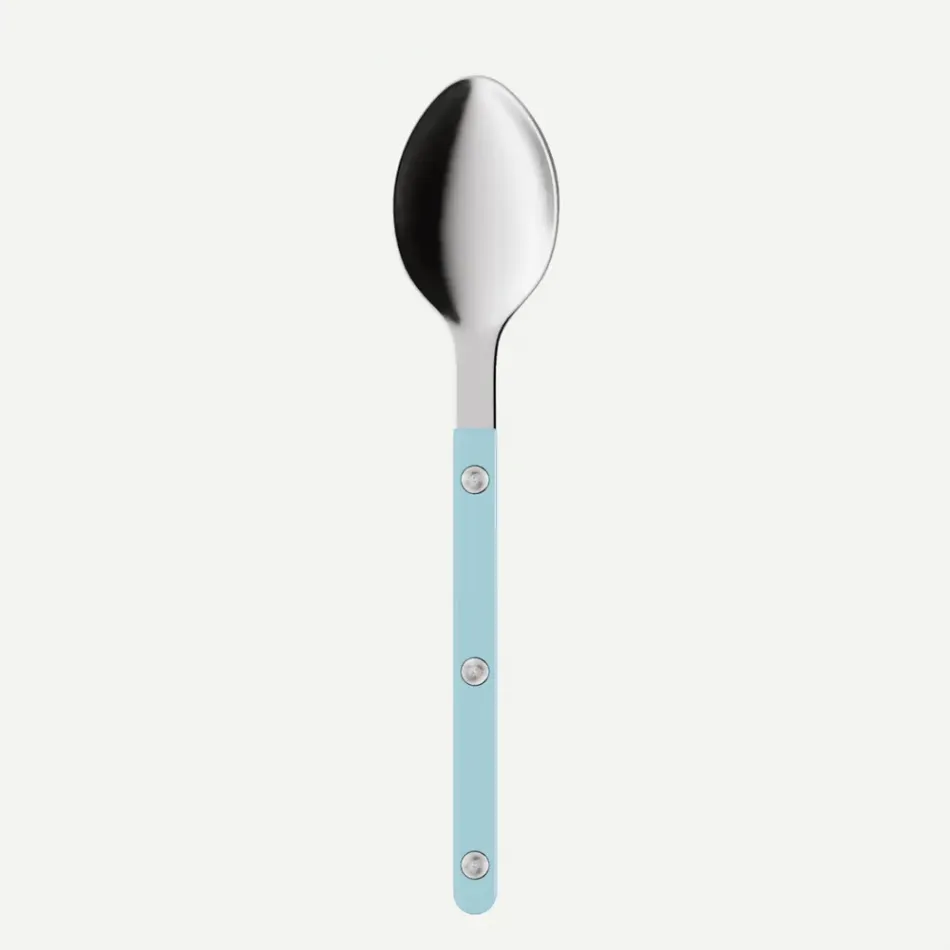 Bistrot Solid Pastel Blue Dessert Spoon 7"1/2