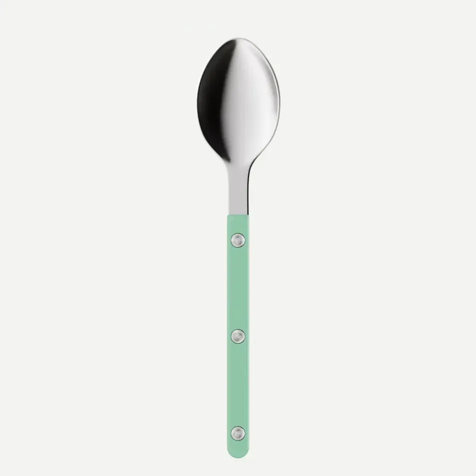 Bistrot Solid Pastel Green Dessert Spoon 7"1/2