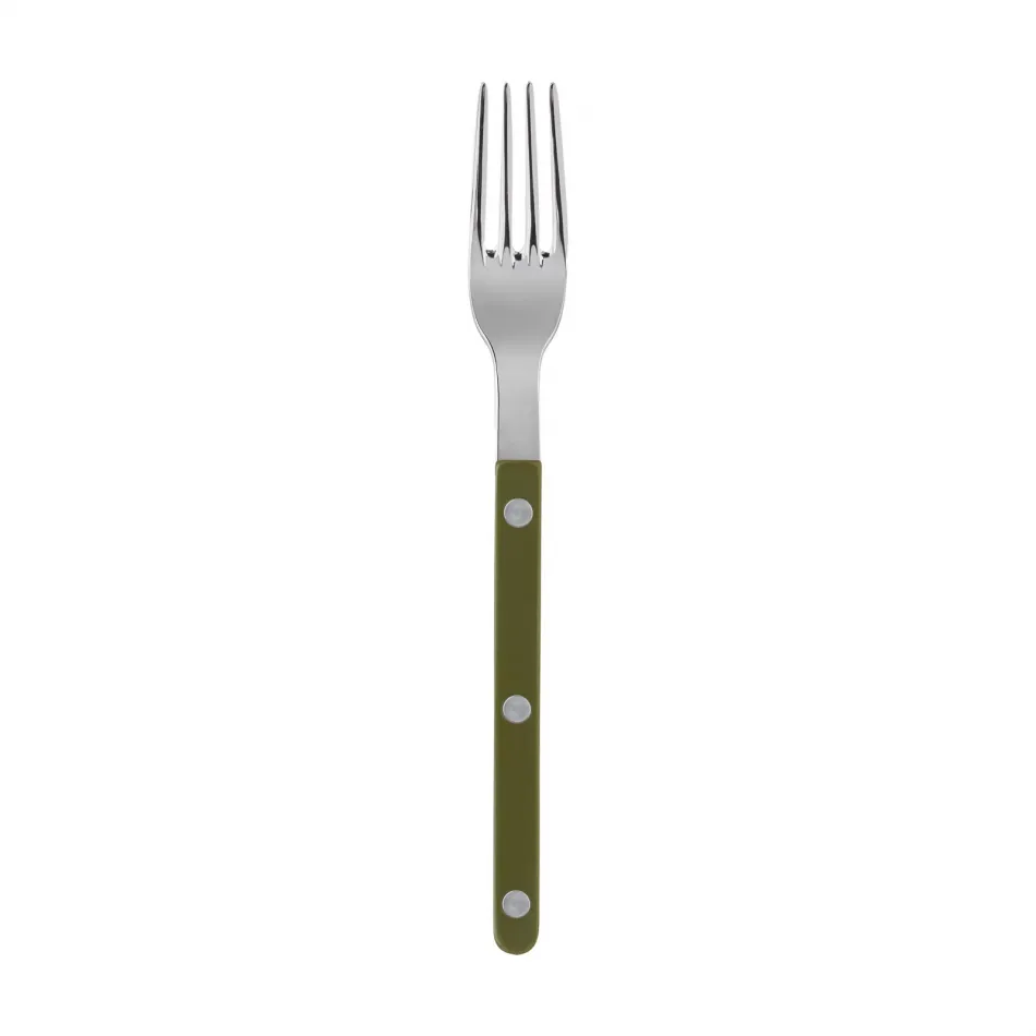 Bistrot Shiny Green Fern Salad Fork 7.5"