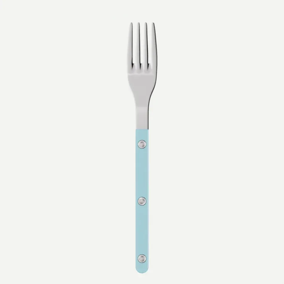 Bistrot Solid Pastel Blue Salad Fork 7"1/2