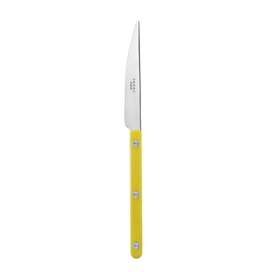 Bistrot Shiny Yellow Dessert Knife 8"