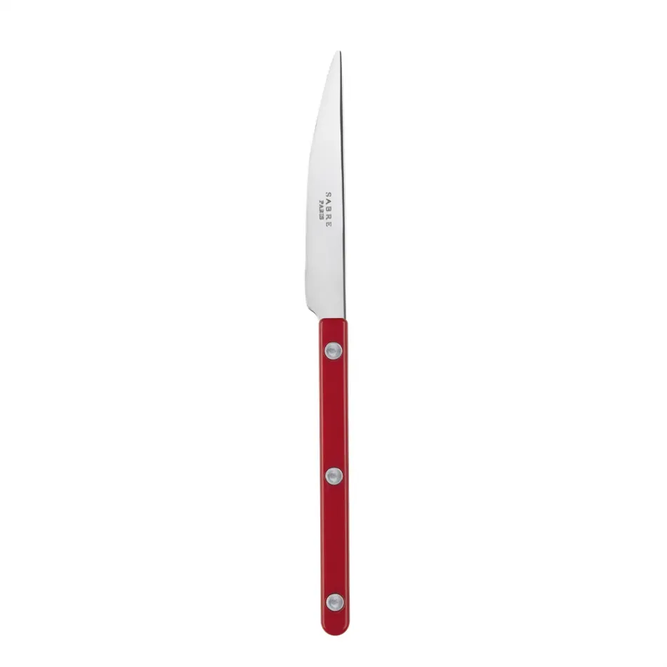 Bistrot Shiny Red Dessert Knife 8"