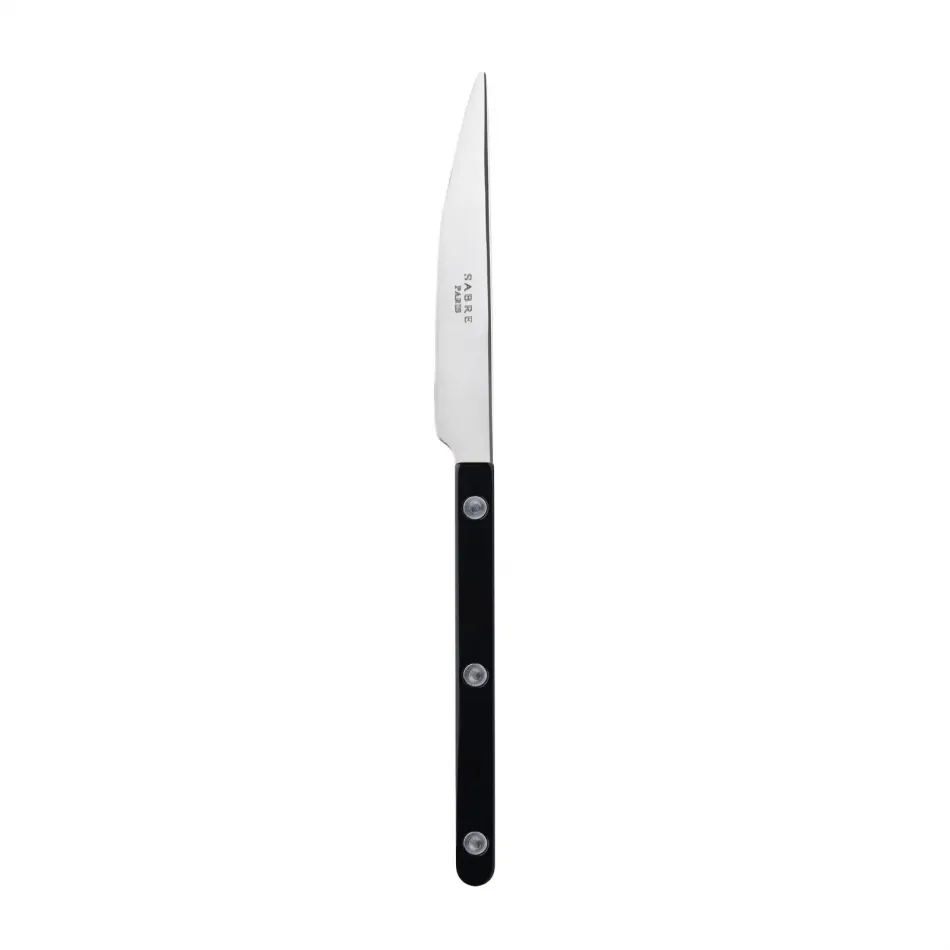 Bistrot Shiny Black Dessert Knife 7.75" 8"