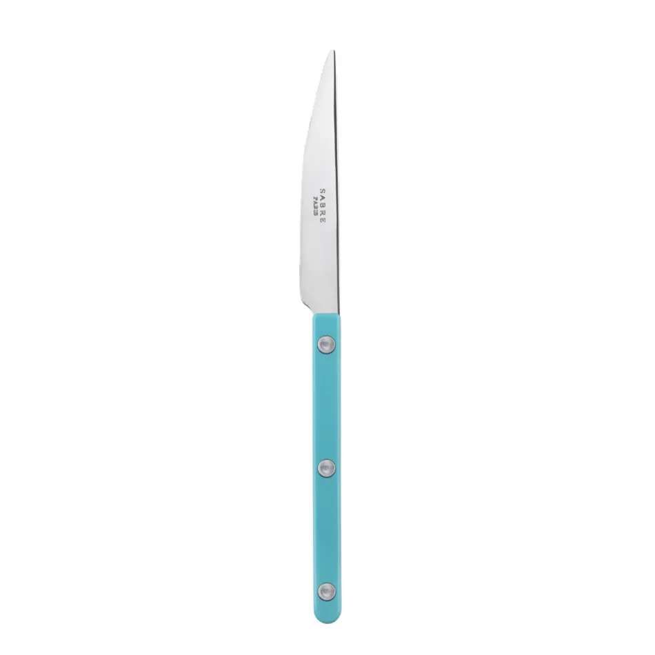 Bistrot Shiny Turquoise Dessert Knife 8"