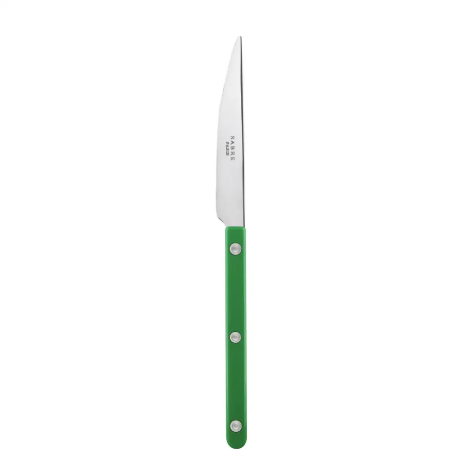 Bistrot Shiny Garden Green Dessert Knife 8"