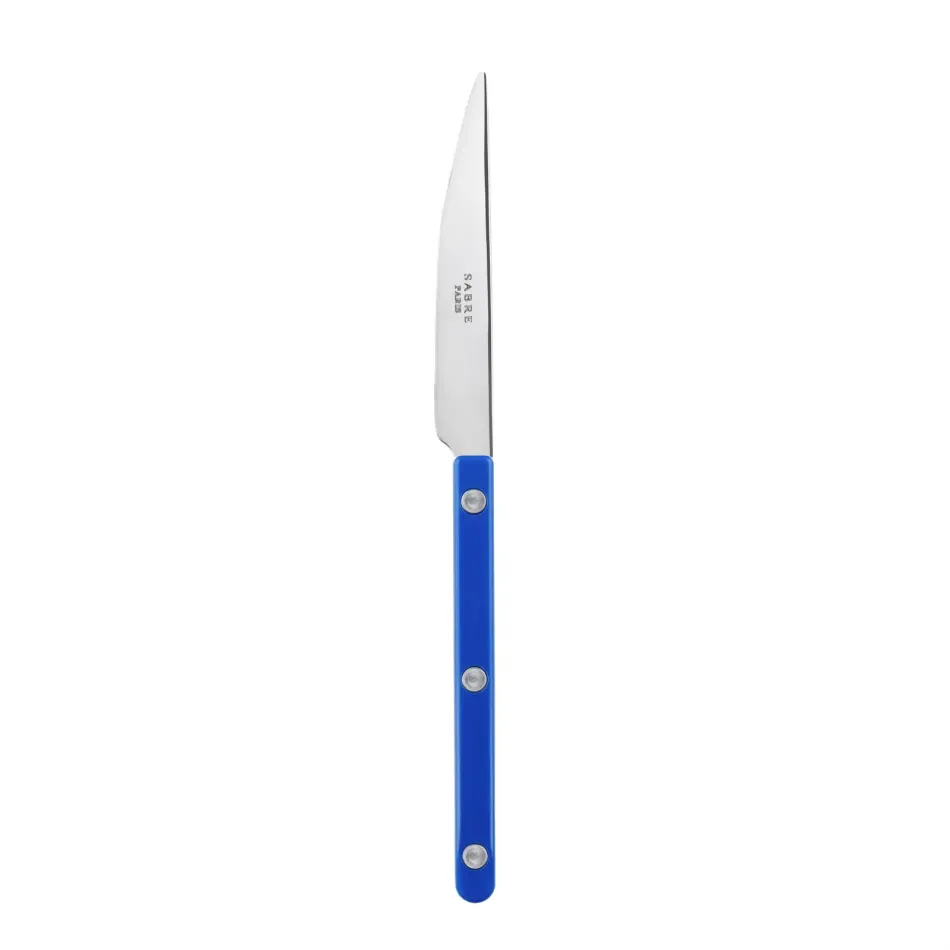 Bistrot Shiny Lapis Blue Dessert Knife 8"