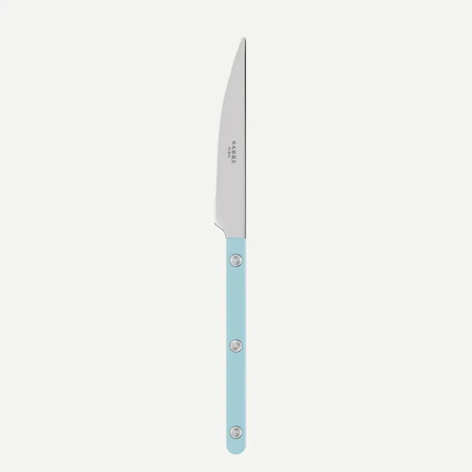 Bistrot Solid Pastel Blue Dessert Knife 8"