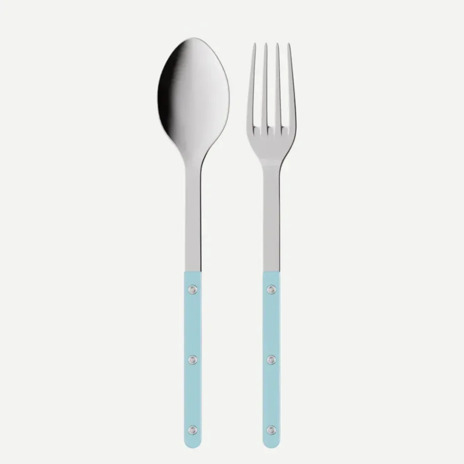 Bistrot Solid Pastel Blue Serving Set 10"1/4