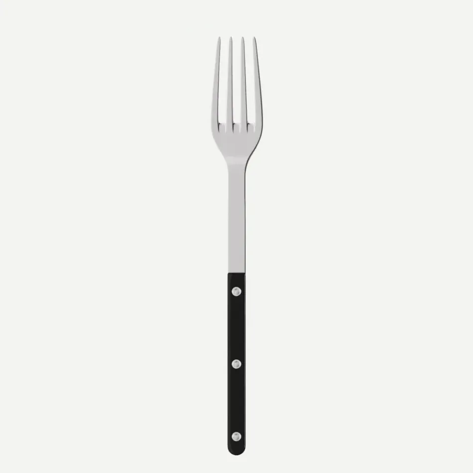 Bistrot Solid Black Serving Fork 10"1/4