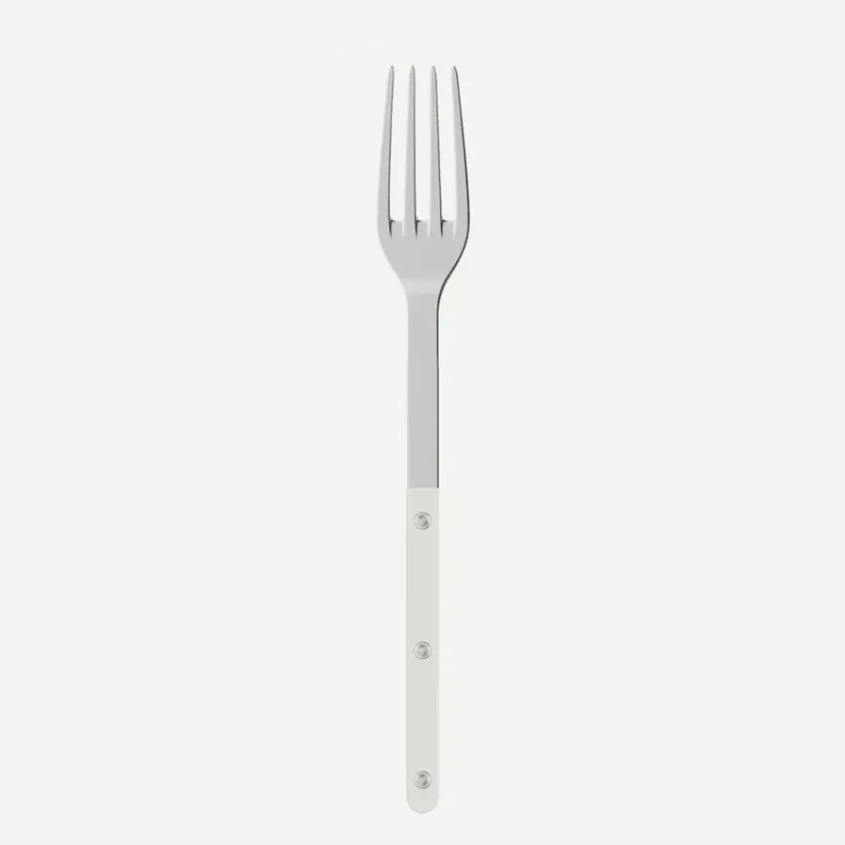 Bistrot Solid White Serving Fork 10"1/4