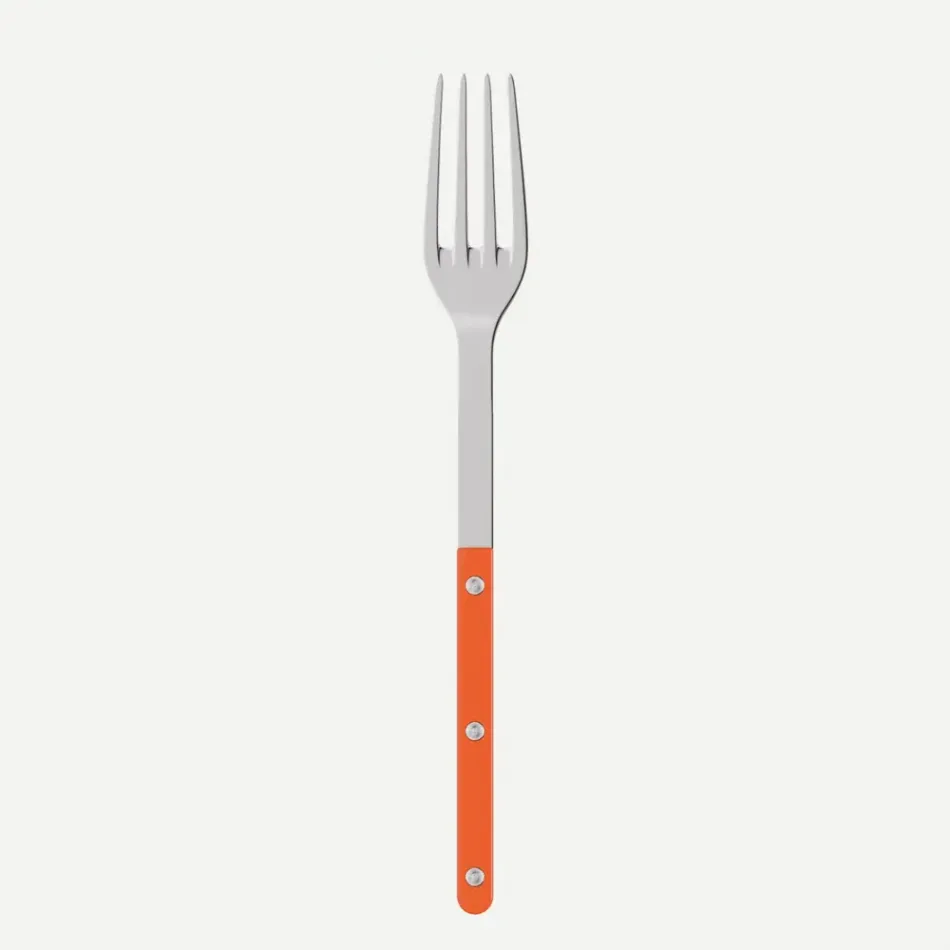 Bistrot Solid Orange Serving Fork 10"1/4