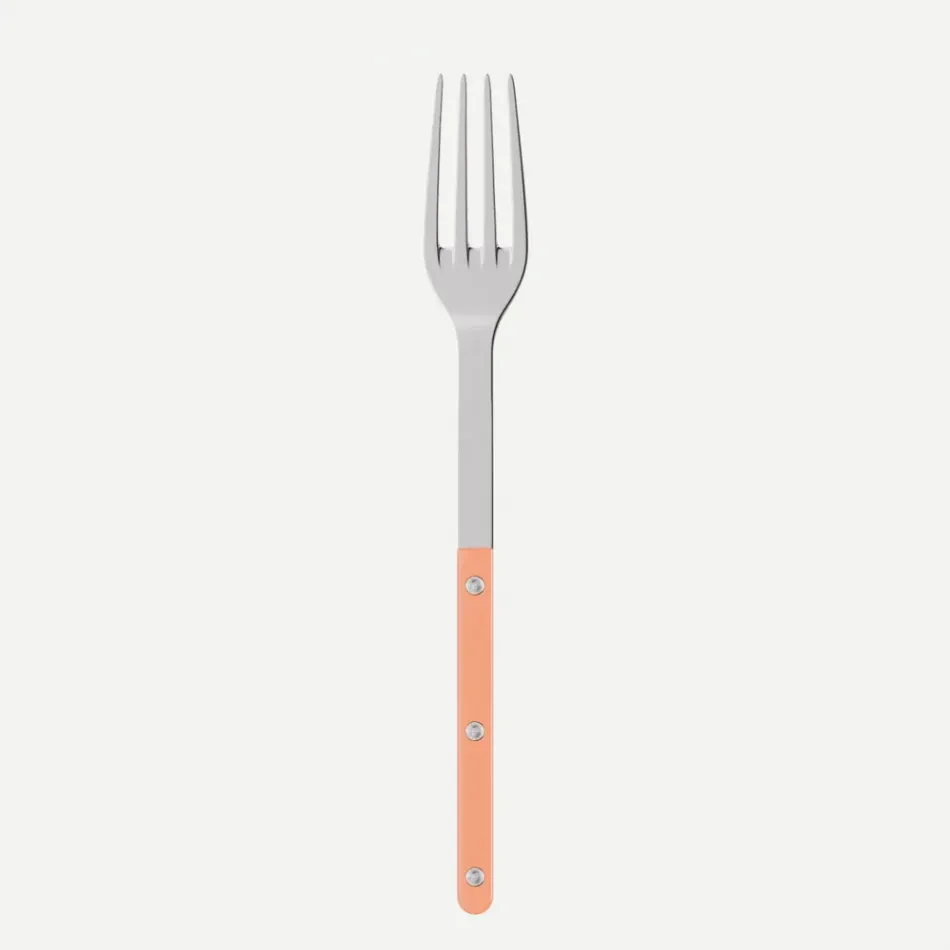 Bistrot Solid Nude Pink Serving Fork 10"1/4