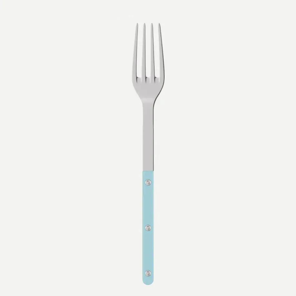 Bistrot Solid Pastel Blue Serving Fork 10"1/4