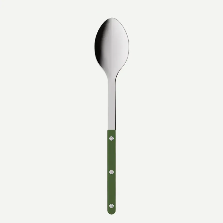 Bistrot Solid Green Serving Spoon 10"1/4