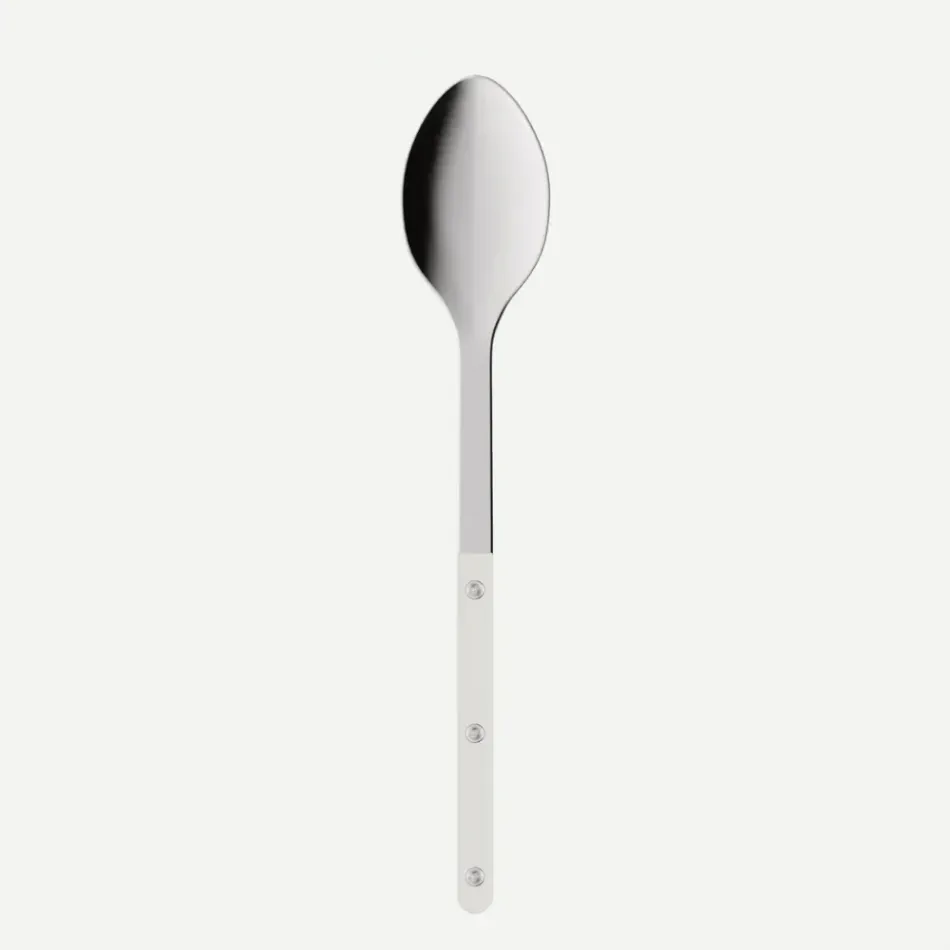 Bistrot Solid White Serving Spoon 10"1/4