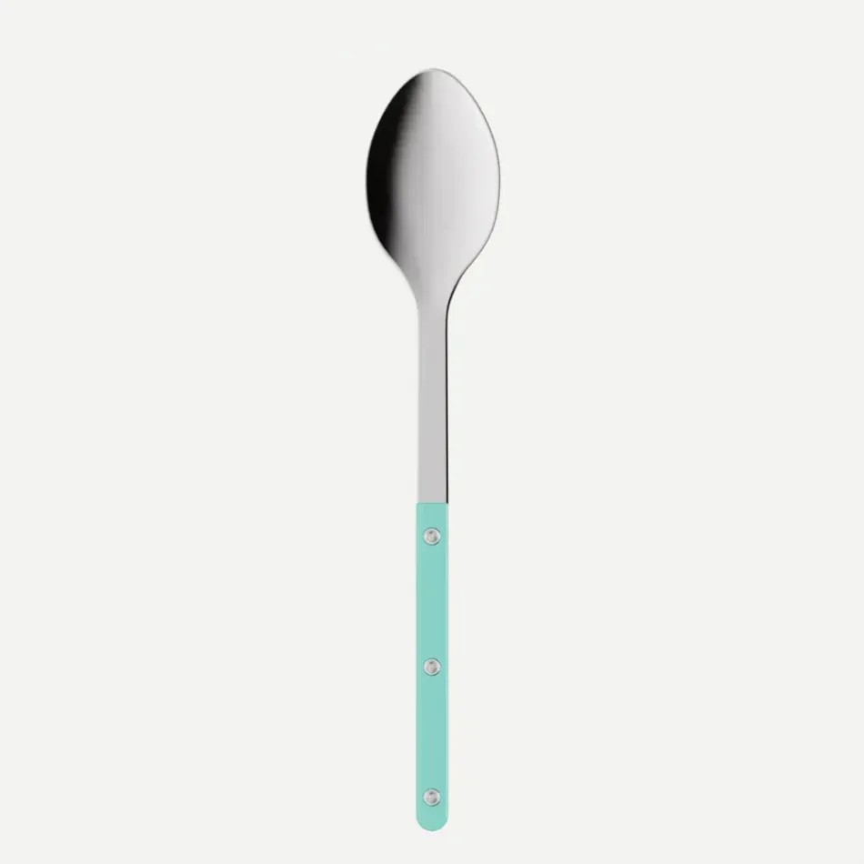 Bistrot Solid Turquoise Serving Spoon 10"1/4