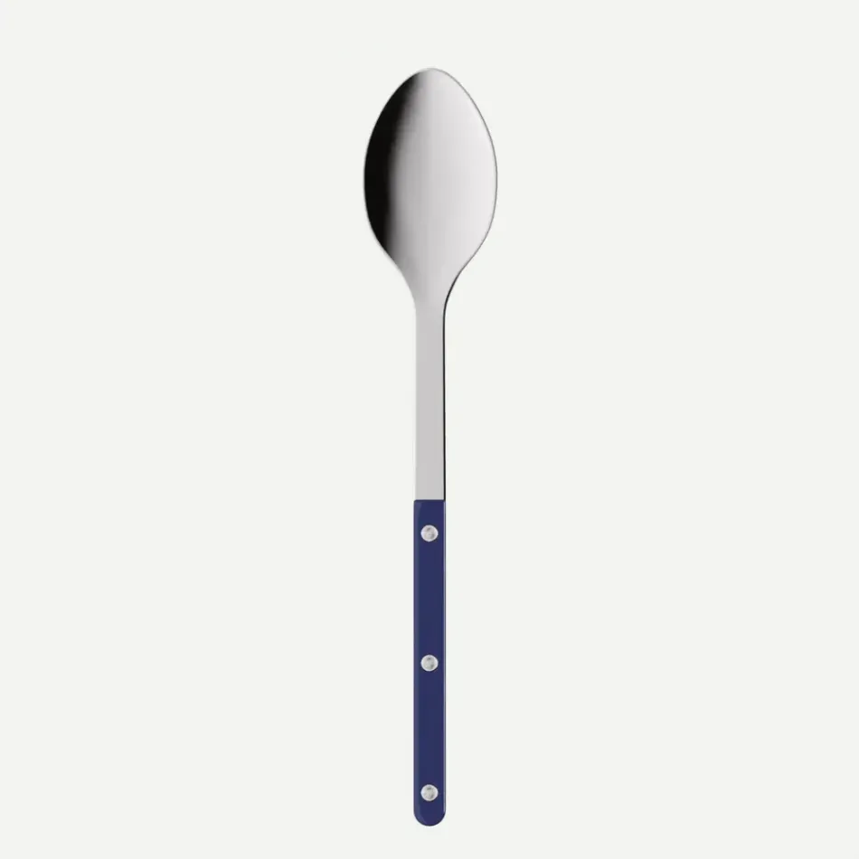 Bistrot Solid Navy Blue Serving Spoon 10"1/4