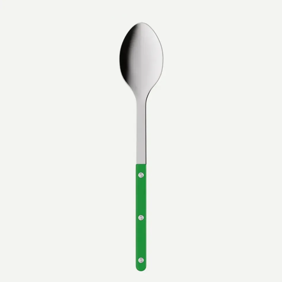 Bistrot Solid Garden Green Serving Spoon 10"1/4