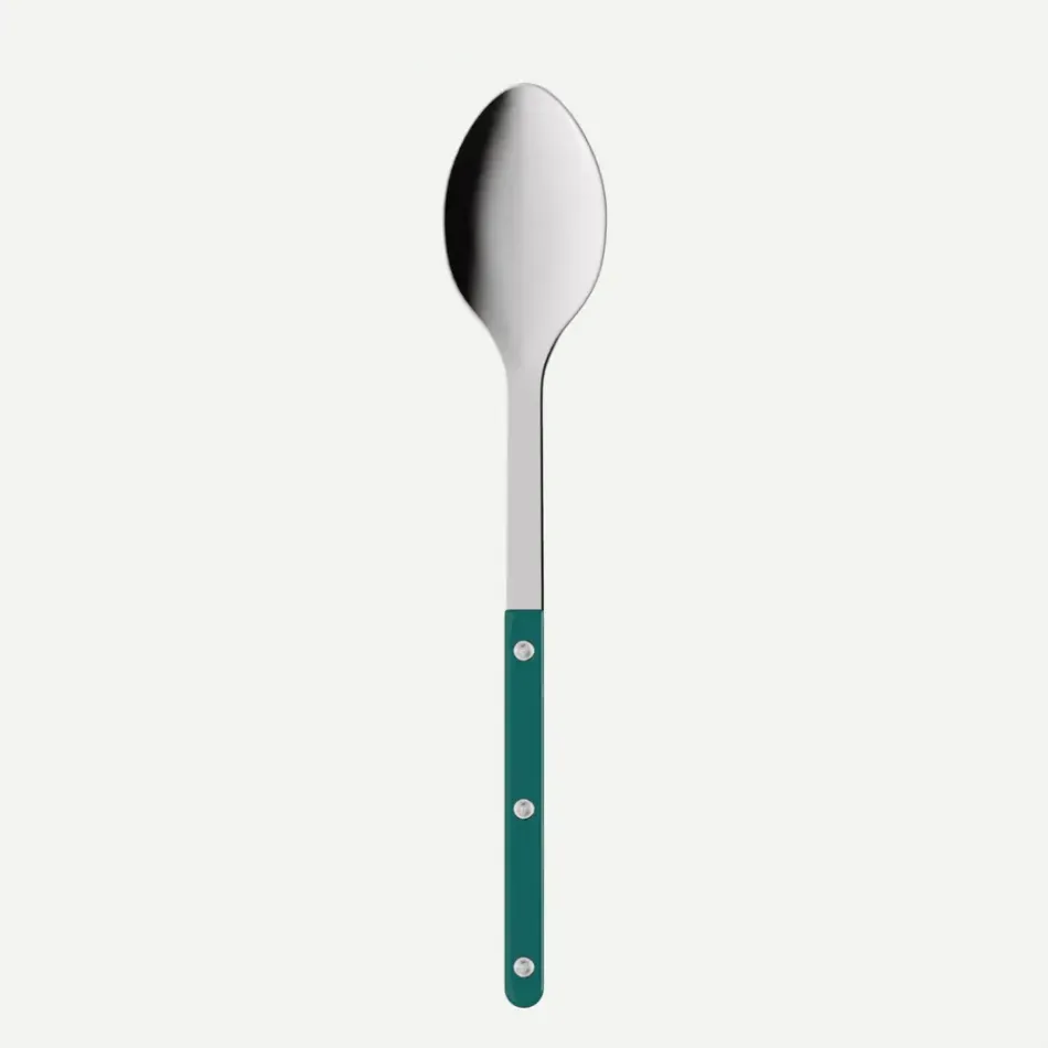 Bistrot Shiny Aquamarine Serving Spoon 10.25"
