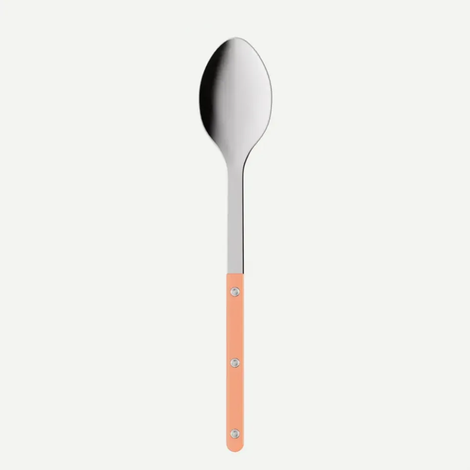 Bistrot Solid Nude Pink Serving Spoon 10"1/4