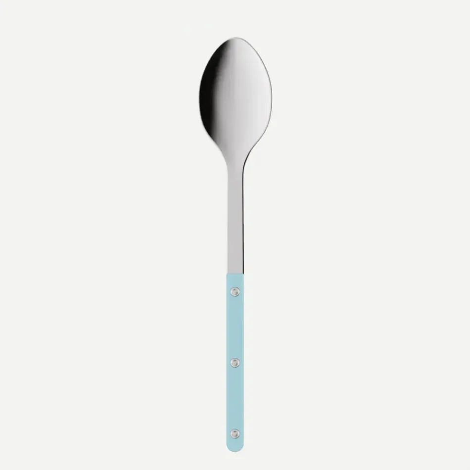Bistrot Solid Pastel Blue Serving Spoon 10"1/4