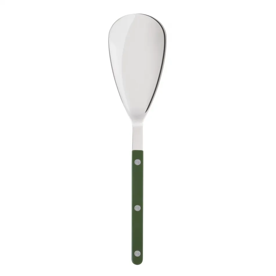 Bistrot Shiny Green Rice Serving Spoon 10.5"