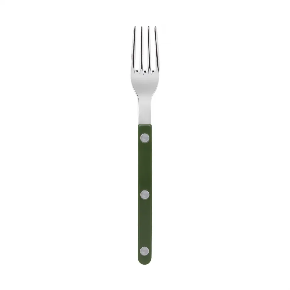 Bistrot Shiny Green Cake Fork 6"