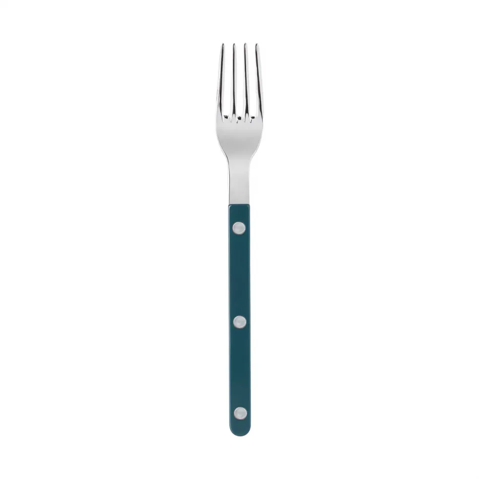 Bistrot Shiny Solid AquamarineBistrot Shiny Aquamarine Cake Fork 6"