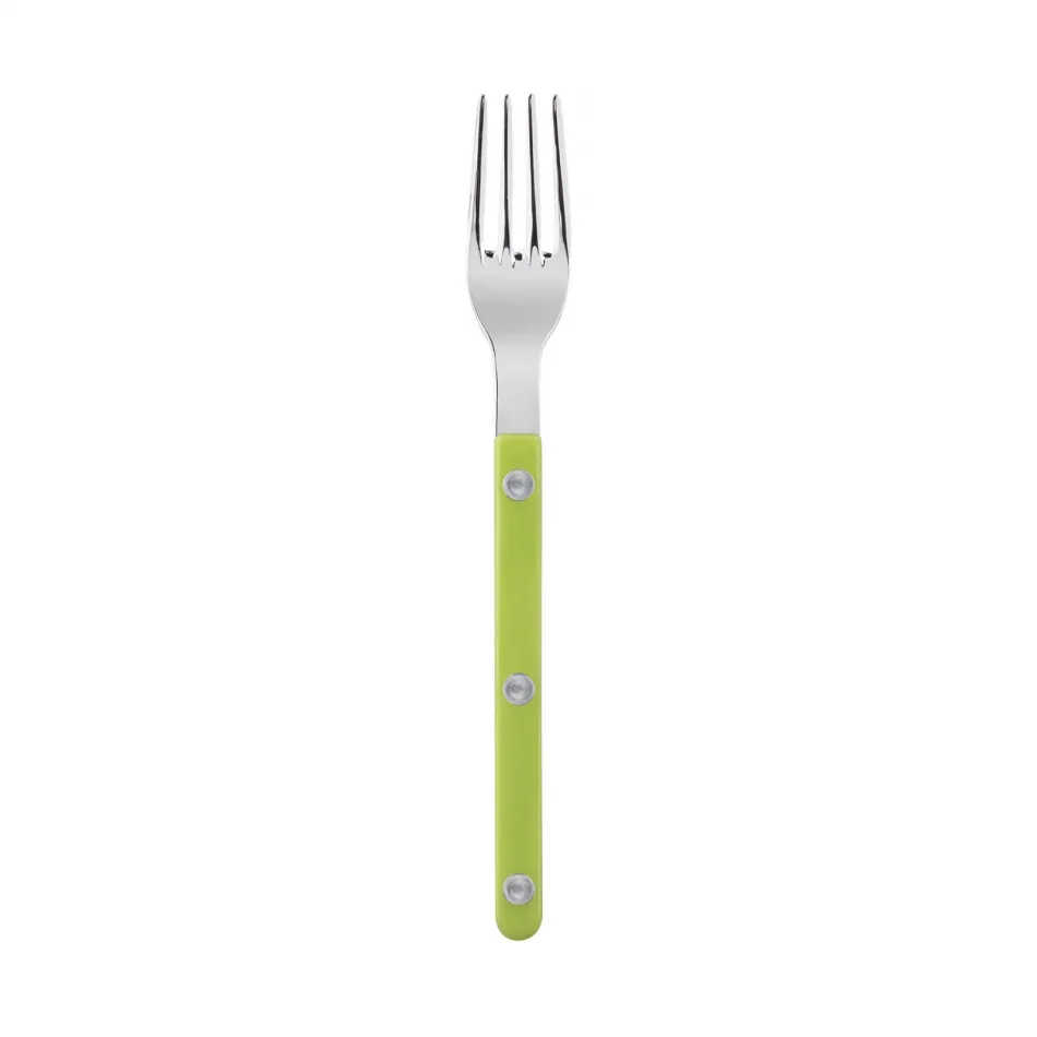 Bistrot Shiny Lime Small Fork 6.5"