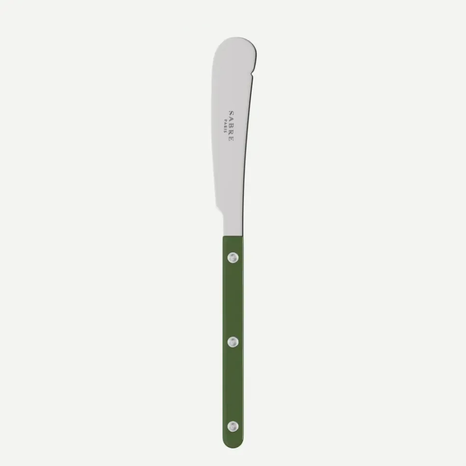 Bistrot Solid Green Butter Knife 7"3/4