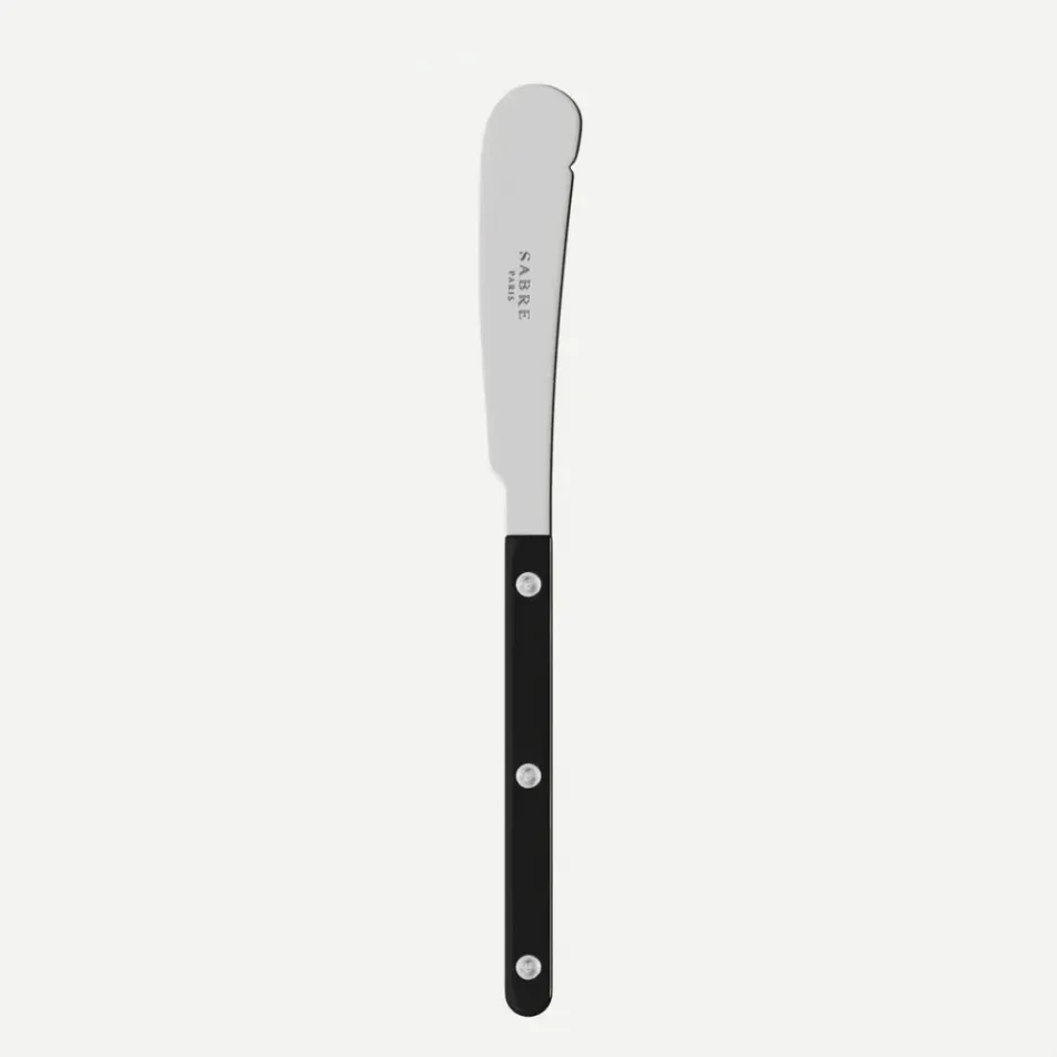 Bistrot Solid Black Butter Knife 7"3/4