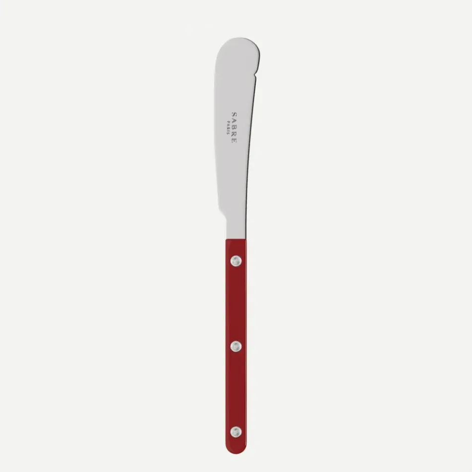 Bistrot Solid Burgundy Butter Knife 7"3/4