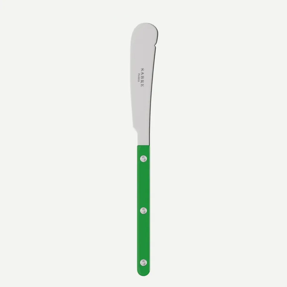 Bistrot Solid Garden Green Butter Knife 7"3/4