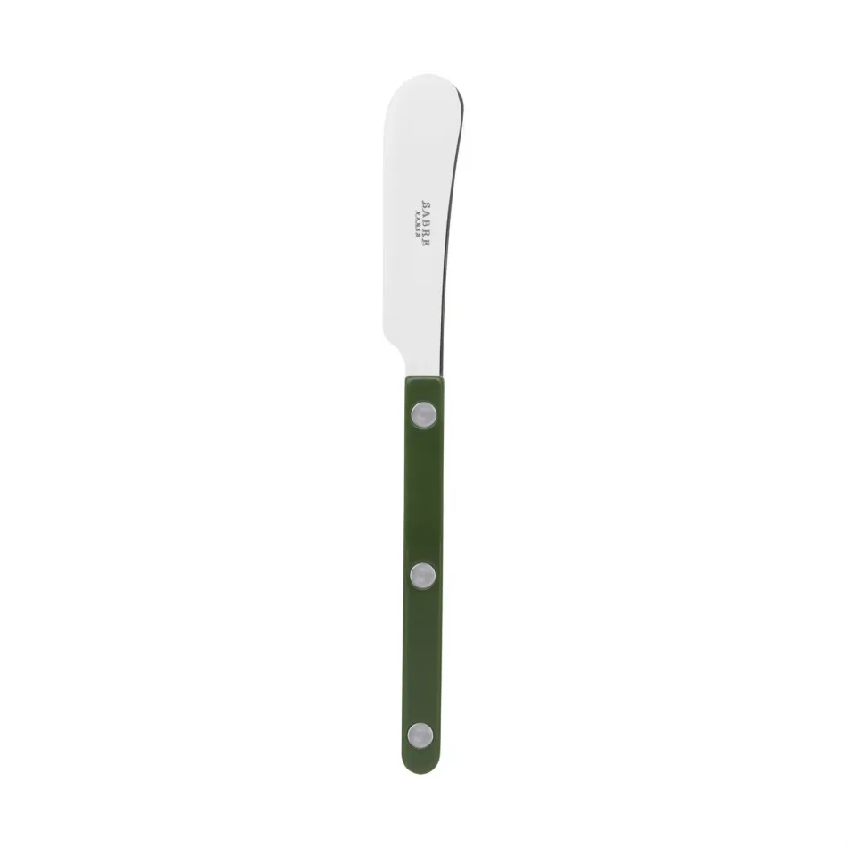 Bistrot Shiny Green Butter Spreader 5.5"