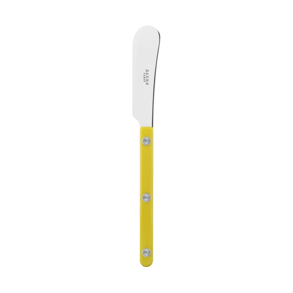 Bistrot Shiny Yellow Butter Spreader 5.5"