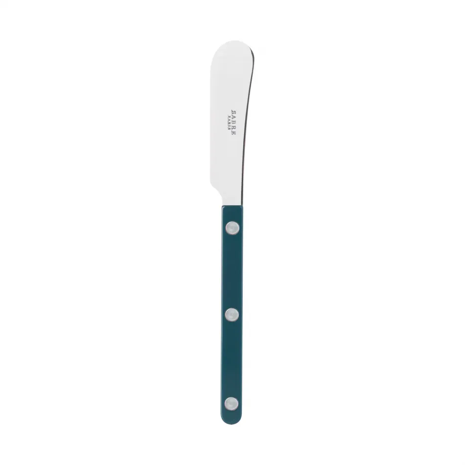 Bistrot Shiny Solid AquamarineBistrot Shiny Aquamarine Butter Spreader 5.5"